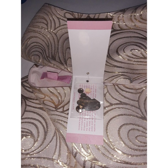 NWT Lilly Pulitzer Sz XS DIEDRA Gold Metallic TIDAL WAVE Jacquard Dress - Picture 10 of 11